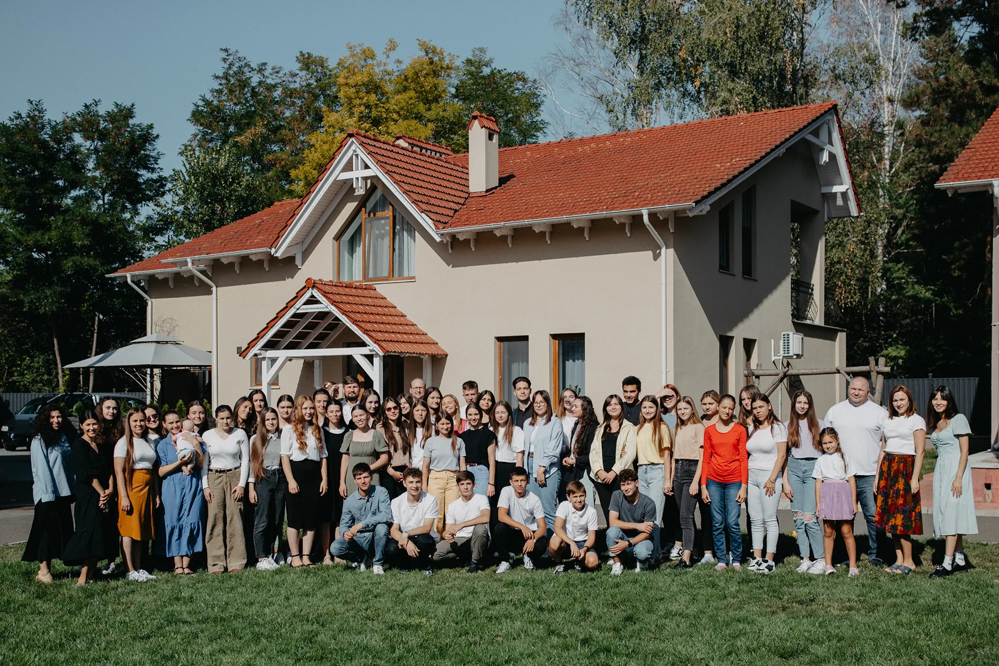 Teens at Vatra Village